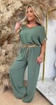 GOLDY V SET OLIVE