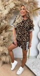 HARTJES/LEOPARD SET 589 BLACK