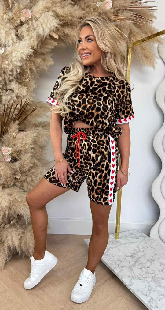 HARTJES/LEOPARD SET 589 RED