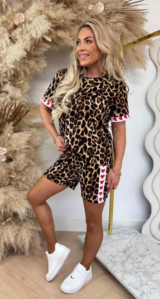 HARTJES/LEOPARD SET 589 RED