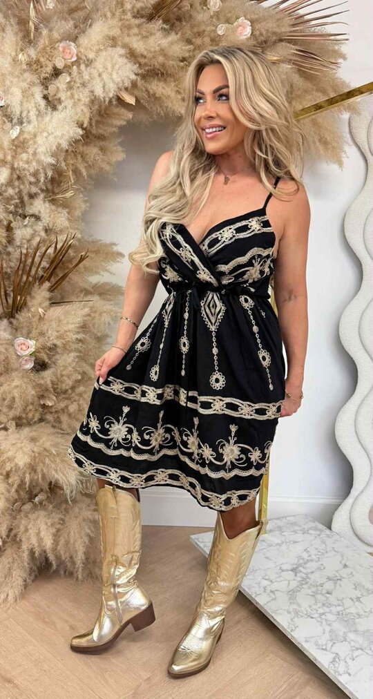 SUNSHINE GLAM DRESS 337/310 BLACK