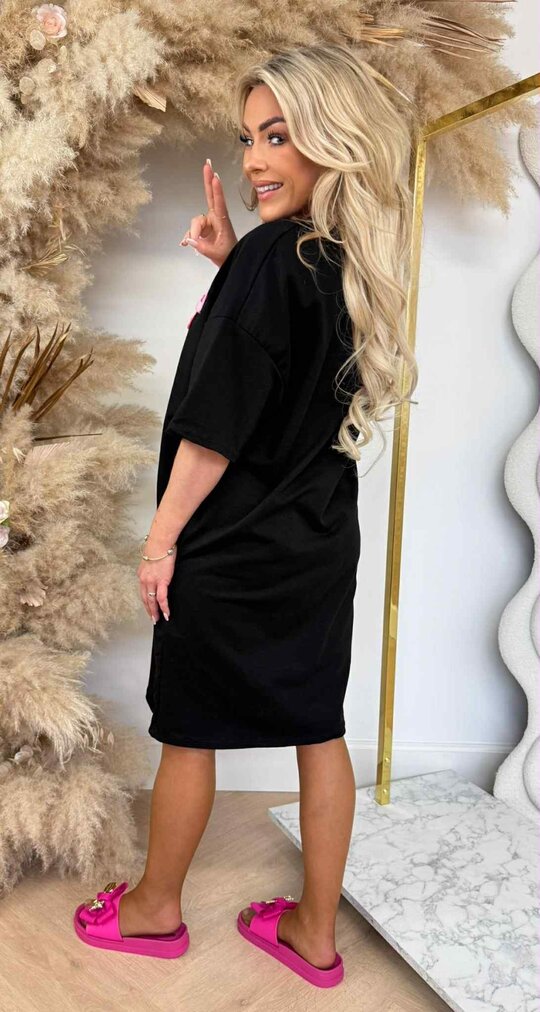 MALIBU CALIFORNIA DRESS BLACK