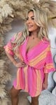 JOYCE PRINTY PLAYSUIT PINK