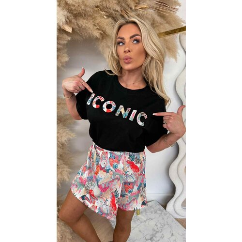 ICONIC BIRD SET SHIRT + SKORT BLACK ICONIC BIRD SET SHIRT + SKORT BLACK