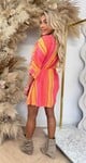 JOYCE PRINTY PLAYSUIT CORAL