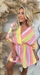 JOYCE PRINTY PLAYSUIT WHITE