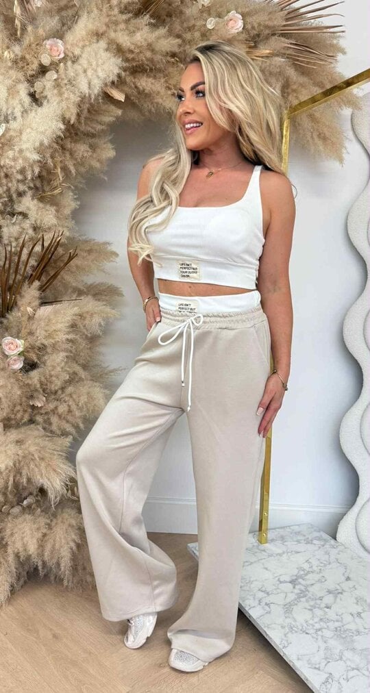 LIFE COMFY SPORT LOOK SET BEIGE/WHITE