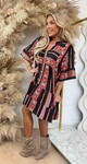 BOHO PRINTY DRESS BLACK