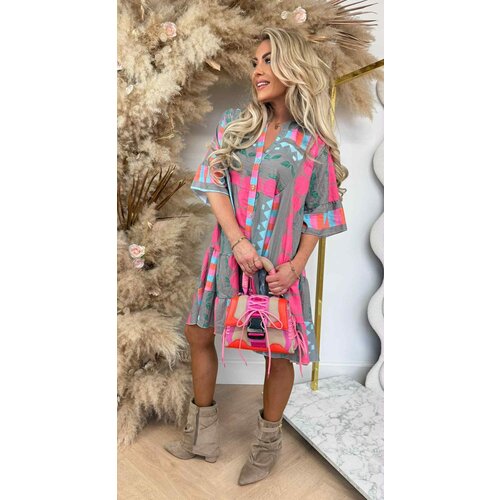 BOHO PRINTY DRESS OLIVE BOHO PRINTY DRESS OLIVE
