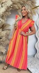 SIMONE IBIZA DRESS CORAL