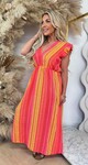 SIMONE IBIZA DRESS CORAL