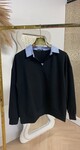 STRIPE KRAAG SWEAT BLACK