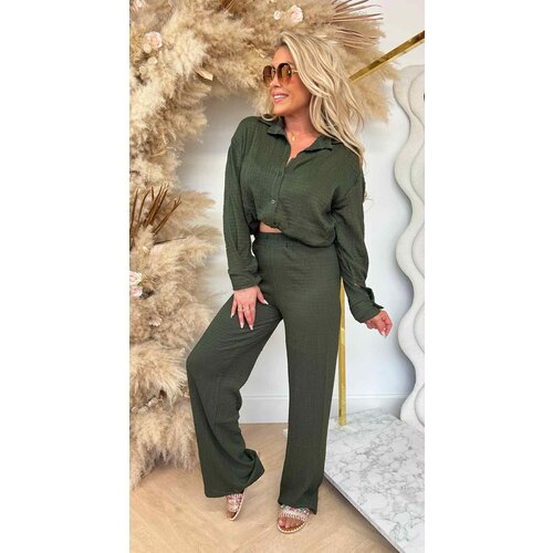 ROSA SET LANGE MOUW ARMYGREEN ROSA SET LANGE MOUW ARMYGREEN