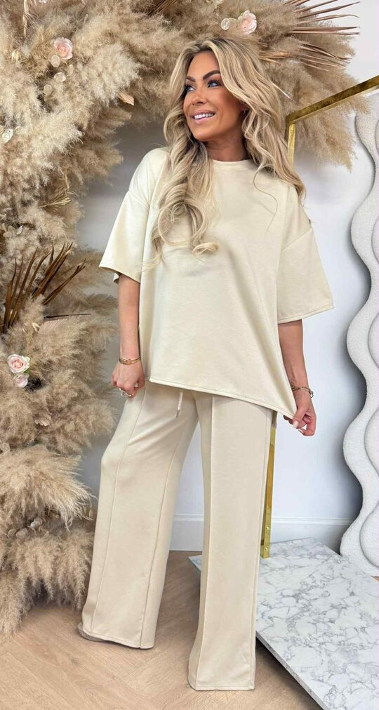 DORI SPLIT SET BEIGE DORI SPLIT SET BEIGE