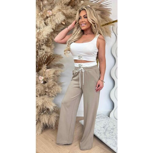 LIFE COMFY SPORT LOOK SET TAUPE/WHITE LIFE COMFY SPORT LOOK SET TAUPE/WHITE
