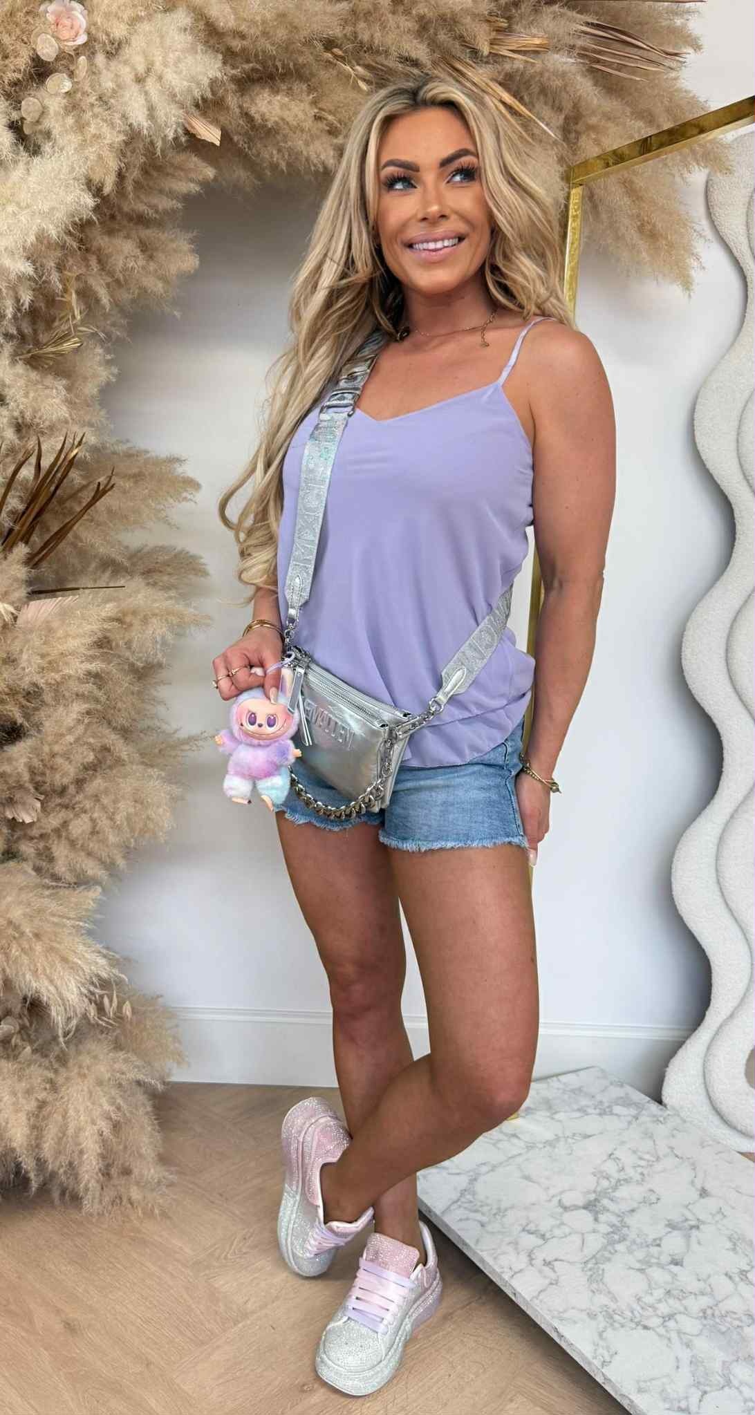 SPAGHETTI LENA TOP LILA
