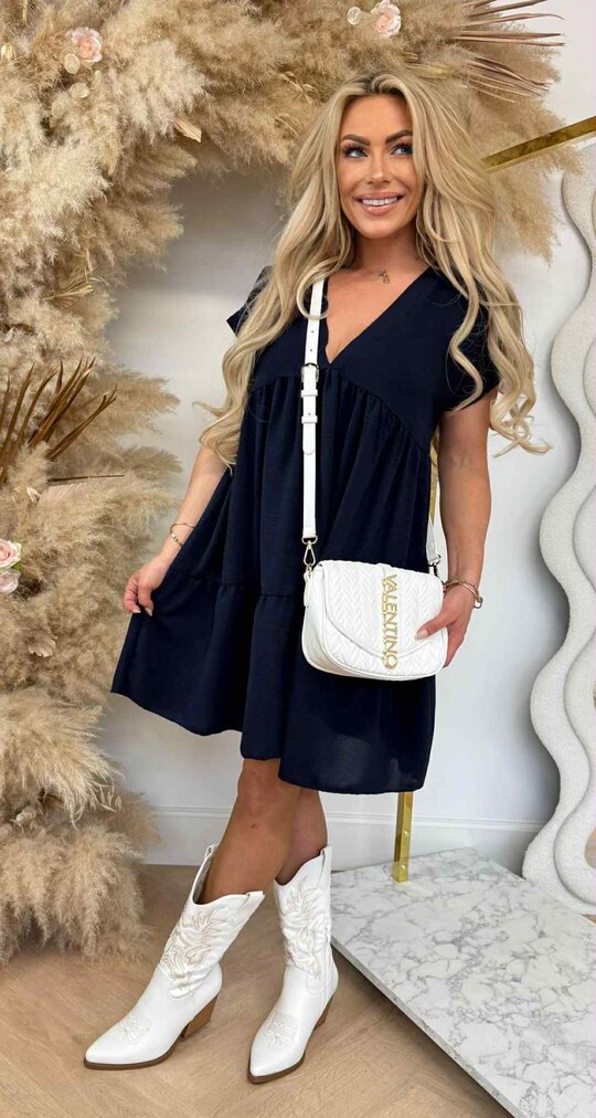 BOHO BASIC DRESS NAVY