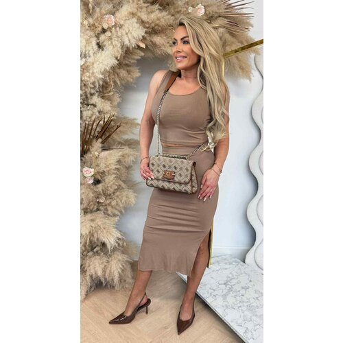 BASIC SMALL RIB SET TAUPE BASIC SMALL RIB SET TAUPE