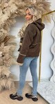 LAMMY COAT 8823 CHOCO LAMMY COAT 8823 CHOCO