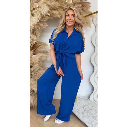 SUMMER VIBE SET BLOUSE+PANTS KINGSBLUE SUMMER VIBE SET BLOUSE+PANTS KINGSBLUE