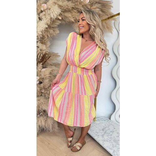 FASHION COTTON MAAIKE DRESS BEIGE FASHION COTTON MAAIKE DRESS BEIGE