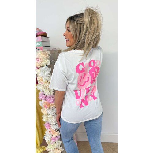 VIBES ONLY T-SHIRT 229 OFFWHITE VIBES ONLY T-SHIRT 229 OFFWHITE