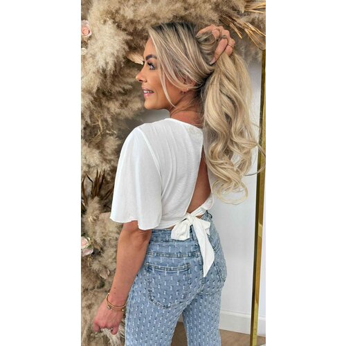 OPENBACK CROPPED TOP OFFWHITE OPENBACK CROPPED TOP OFFWHITE