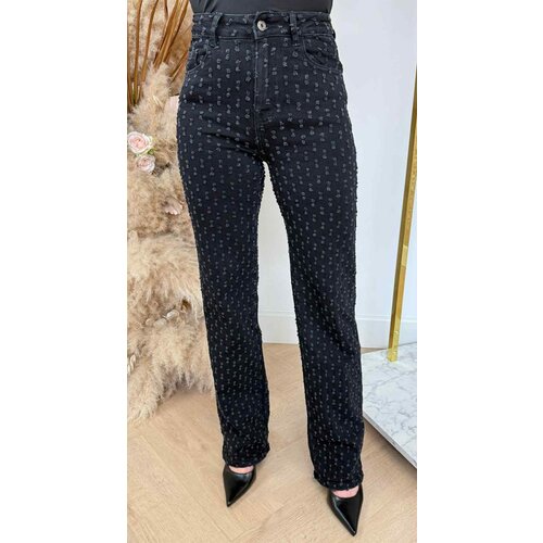 WIDE LEG JEANS 655-5 BLACK WIDE LEG JEANS 655-5 BLACK