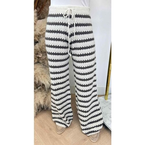 JUMELLE STRIPE PANTS TAUPE JUMELLE STRIPE PANTS TAUPE