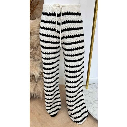 JUMELLE STRIPE PANTS BEIGE JUMELLE STRIPE PANTS BEIGE