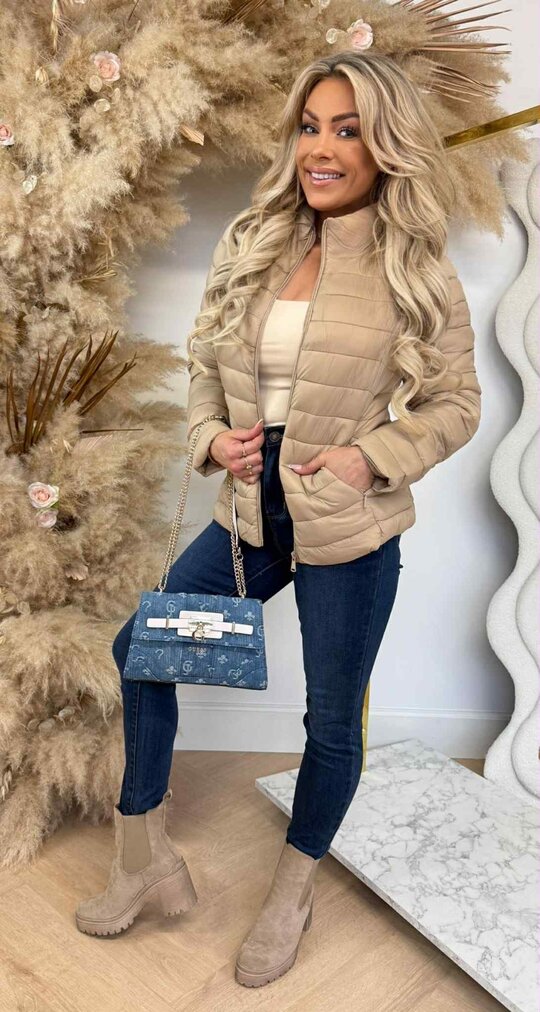 EVERYDAY PUFFER JACKET 2033 BEIGE