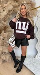EST 25 NY SWEAT 801808 CHOCO