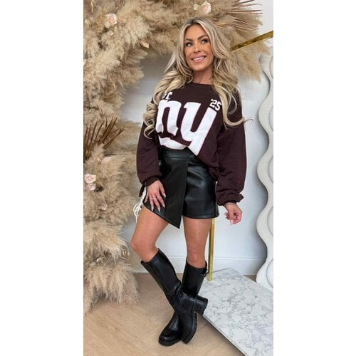 EST 25 NY SWEAT 801808 CHOCO EST 25 NY SWEAT 801808 CHOCO
