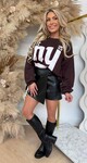 EST 25 NY SWEAT 801808 CHOCO