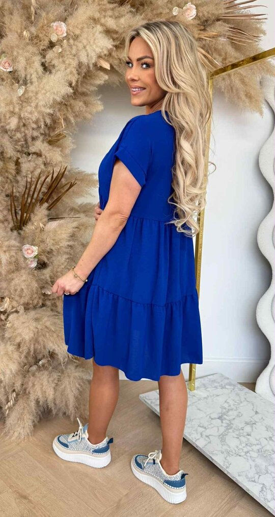 BOHO BASIC DRESS KINGSBLUE
