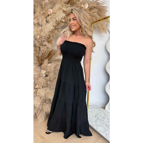 BOHO MAXI DRESS BLACK BOHO MAXI DRESS BLACK