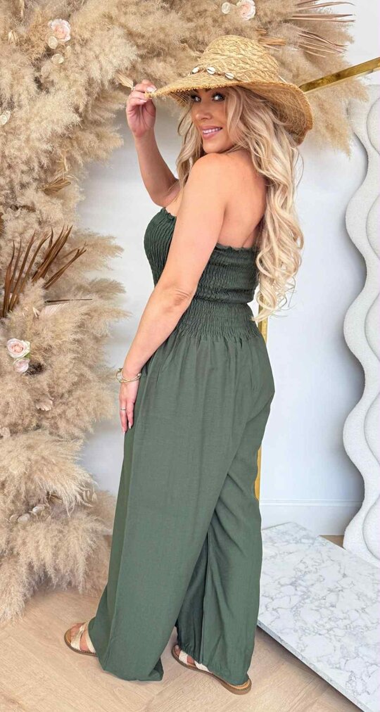 STRAPLESS COMFY JUMPER ARMYGREEN