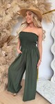 STRAPLESS COMFY JUMPER ARMYGREEN