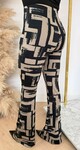 BY SWAN TRAVEL PRINT FLAIR 9187 CAMEL