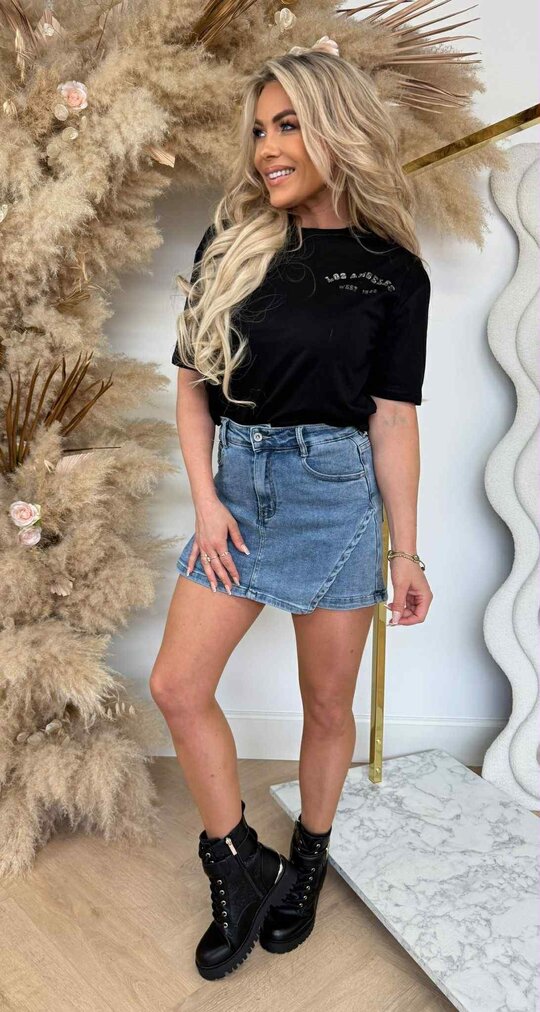 LOS ANGELES LEOPARD SHIRT 267 BLACK