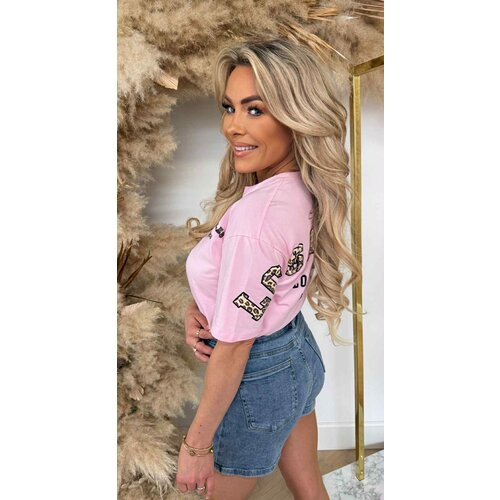 LOS ANGELES LEOPARD SHIRT 267 PINK LOS ANGELES LEOPARD SHIRT 267 PINK