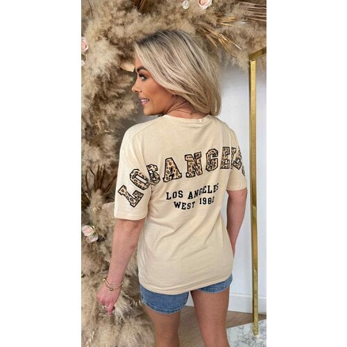 LOS ANGELES LEOPARD SHIRT 267 BEIGE LOS ANGELES LEOPARD SHIRT 267 BEIGE