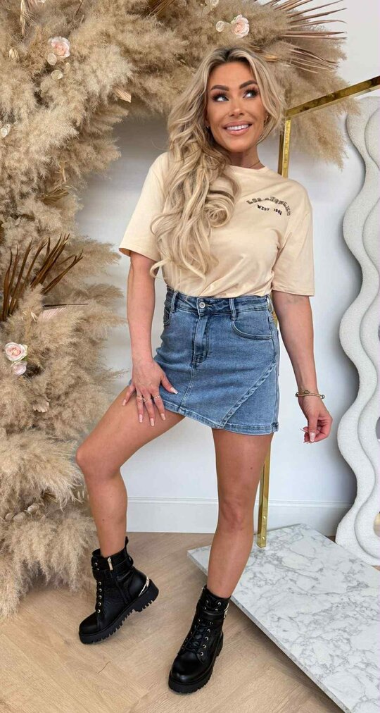 LOS ANGELES LEOPARD SHIRT 267 BEIGE