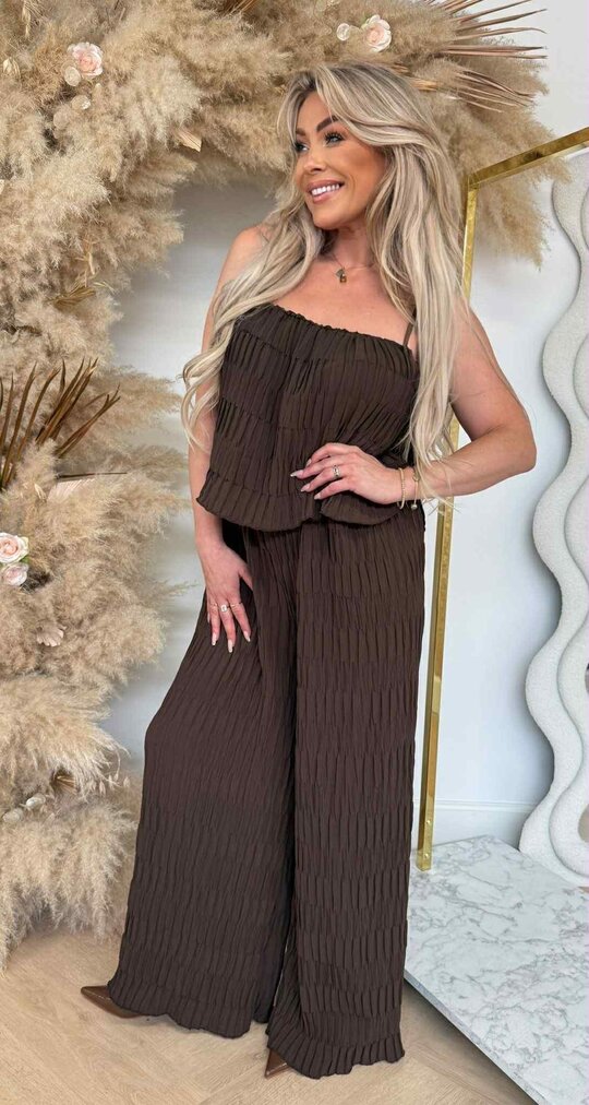 IBIZA JUMPSUIT CHOCO