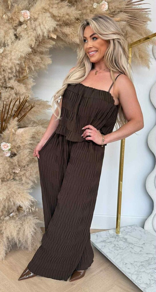IBIZA JUMPSUIT CHOCO