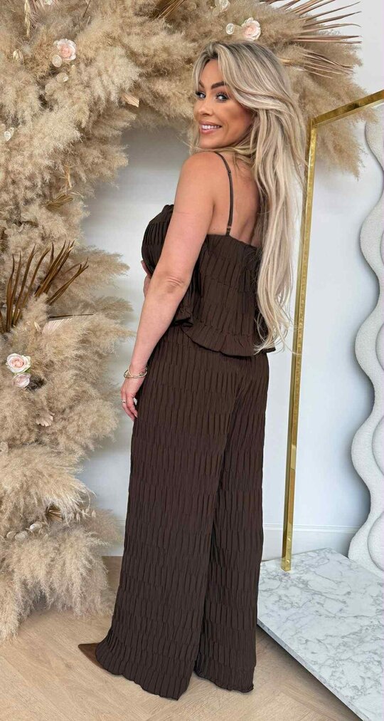 IBIZA JUMPSUIT CHOCO