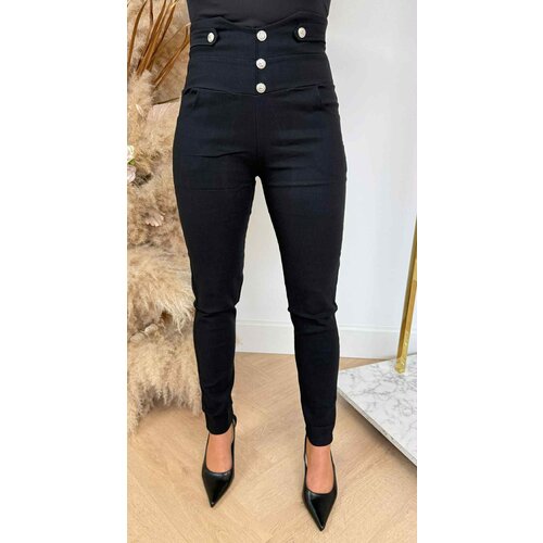 BUTTON STRETCH TREGGING 78061 BLACK BUTTON STRETCH TREGGING 78061 BLACK
