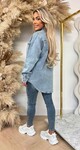 LAULIA GLITTER DENIM JACKET 0038