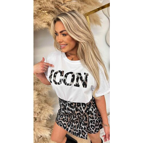 ICON LEOPARD SET TOP + SKORT WHITE ICON LEOPARD SET TOP + SKORT WHITE
