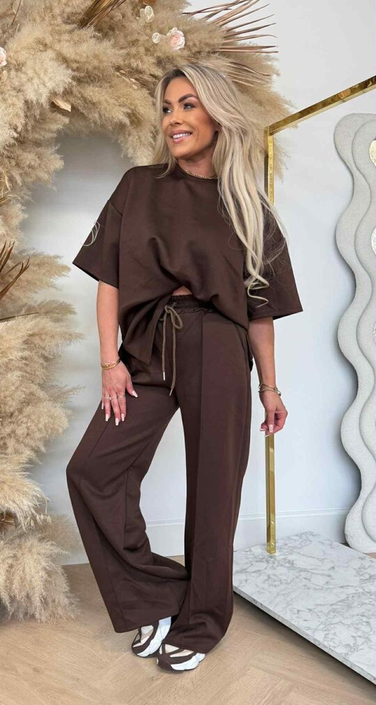 DORI SPLIT SET CHOCO